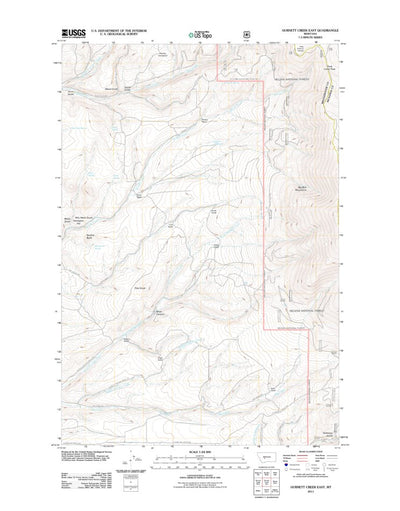 Gurnett Creek East, MT (2011, 24000-Scale) Preview 1