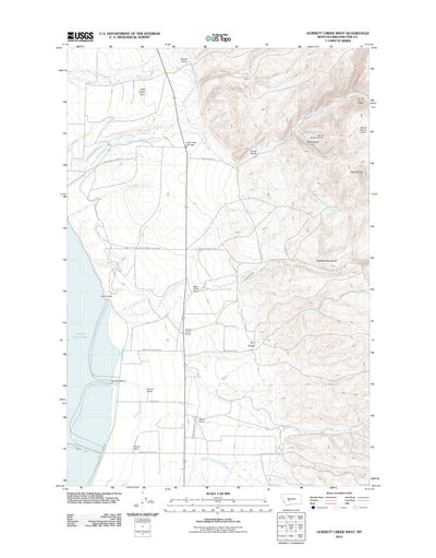 Gurnett Creek West, MT (2011, 24000-Scale) Preview 1