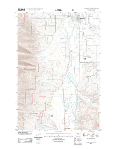 Hamilton South, MT (2011, 24000-Scale) Preview 1