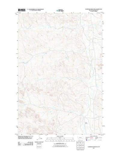 Hammond Draw NW, MT (2011, 24000-Scale) Preview 1