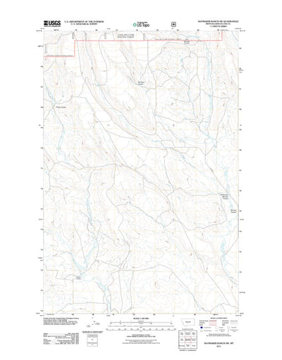 Haymaker Ranch SW, MT (2011, 24000-Scale) Preview 1