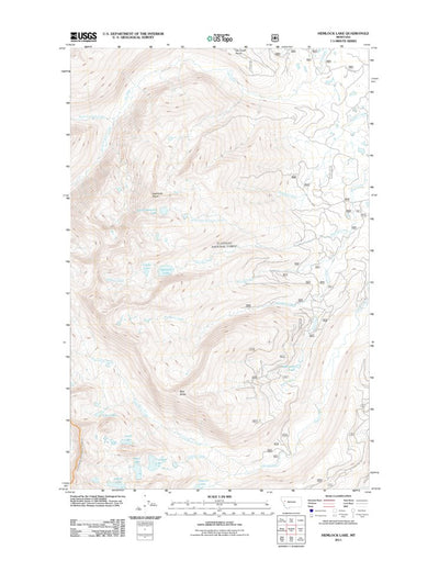 Hemlock Lake, MT (2011, 24000-Scale) Preview 1
