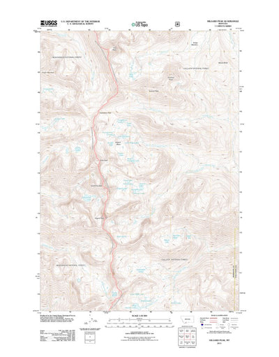 Hilgard Peak, MT (2011, 24000-Scale) Preview 1