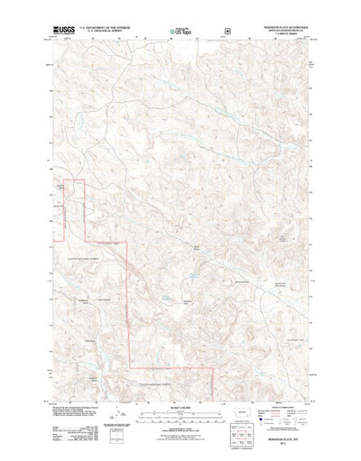 Hodsdon Flats, MT (2011, 24000-Scale) Preview 1