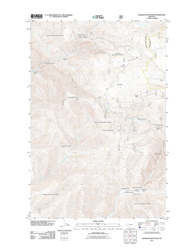 Hogback Mountain, MT (2011, 24000-Scale) Preview 1