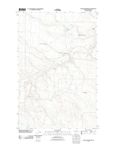 Holzhey Reservoir, MT (2011, 24000-Scale) Preview 1