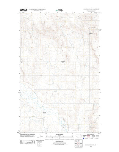 Horseshoe Basin, MT (2011, 24000-Scale) Preview 1