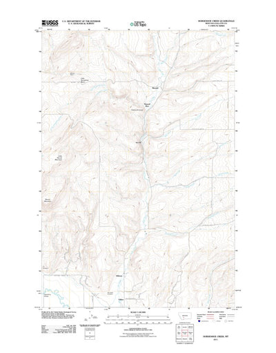 Horseshoe Creek, MT (2011, 24000-Scale) Preview 1