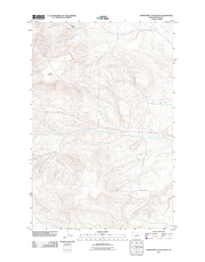Horsethief Coulee West, MT (2011, 24000-Scale) Preview 1