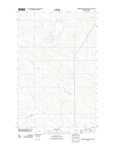 Hudiburgh Reservoir SE, MT (2011, 24000-Scale) Preview 1