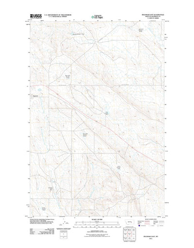 Ingomar East, MT (2011, 24000-Scale) Preview 1