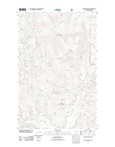 Johnson Peak, MT (2011, 24000-Scale) Preview 1
