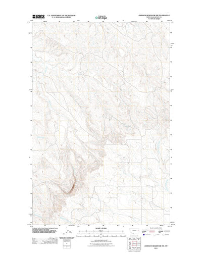 Johnson Reservoir NW, MT (2011, 24000-Scale) Preview 1