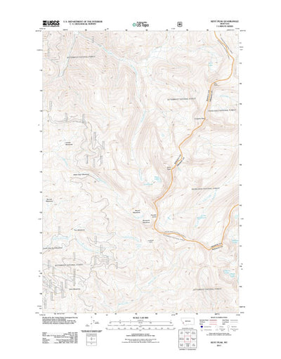 Kent Peak, MT (2011, 24000-Scale) Preview 1