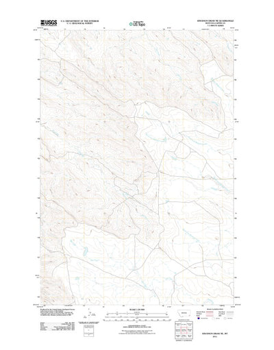 Knudson Draw NE, MT (2011, 24000-Scale) Preview 1