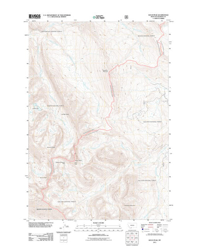 Koch Peak, MT (2011, 24000-Scale) Preview 1