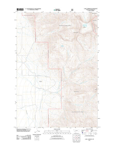 Lake Cameron, MT (2011, 24000-Scale) Preview 1