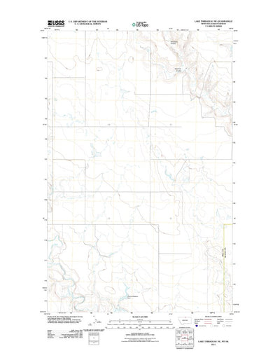 Lake Thibadeau NE, MT (2011, 24000-Scale) Preview 1