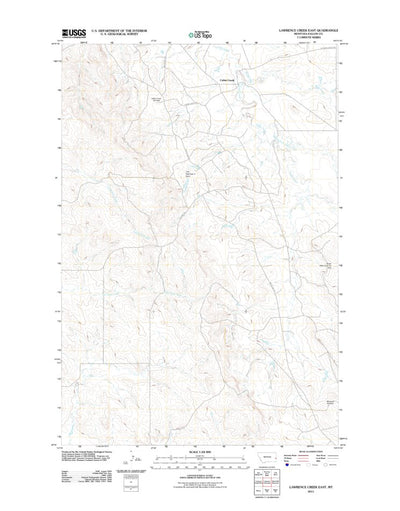 Lawrence Creek East, MT (2011, 24000-Scale) Preview 1