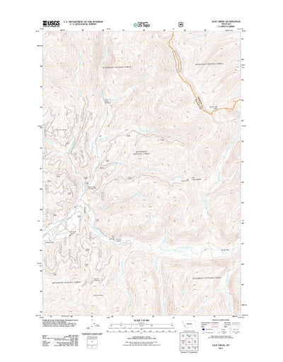 Lick Creek, MT (2011, 24000-Scale) Preview 1