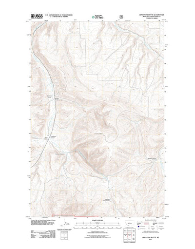 Limestone Butte, MT (2011, 24000-Scale) Preview 1