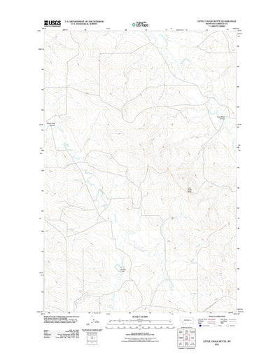 Little Chalk Butte, MT (2011, 24000-Scale) Preview 1