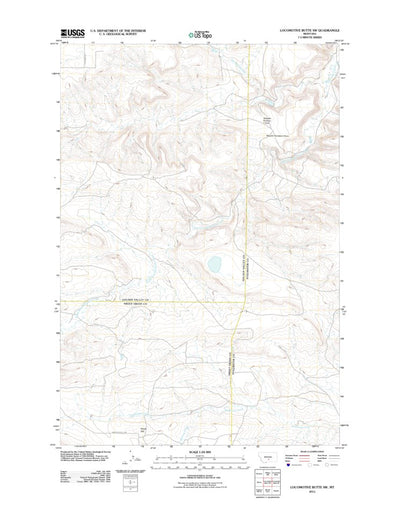Locomotive Butte SW, MT (2011, 24000-Scale) Preview 1