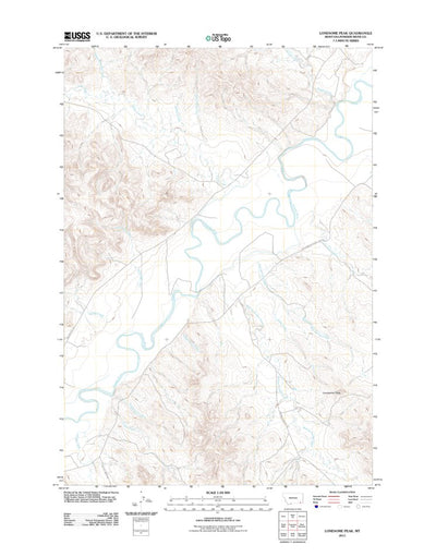Lonesome Peak, MT (2011, 24000-Scale) Preview 1