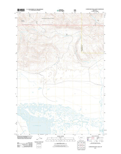 Lower Red Rock Lake, MT (2011, 24000-Scale) Preview 1