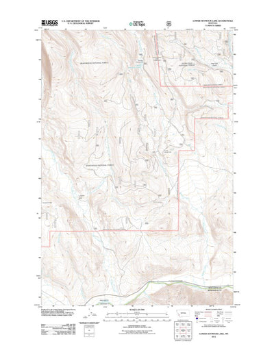 Lower Seymour Lake, MT (2011, 24000-Scale) Preview 1