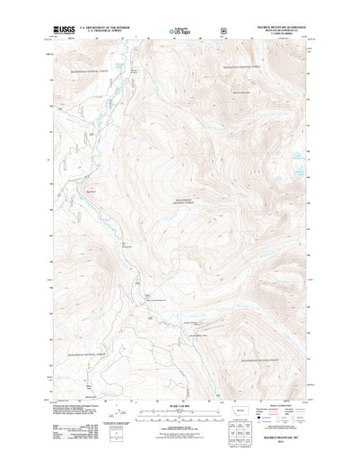 Maurice Mountain, MT (2011, 24000-Scale) Preview 1