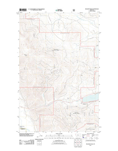 Meadow Peak, MT (2011, 24000-Scale) Preview 1