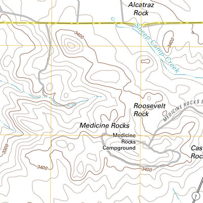 Medicine Rocks State Park, MT (2011, 24000-Scale) Preview 3