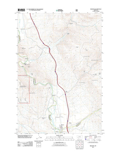Melrose, MT (2011, 24000-Scale) Preview 1