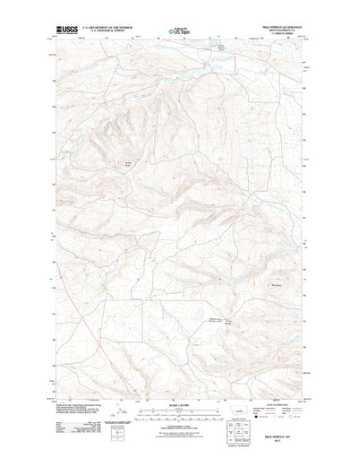 Milk Springs, MT (2011, 24000-Scale) Preview 1