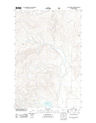 Mill Pocket Creek, MT (2011, 24000-Scale) Preview 1