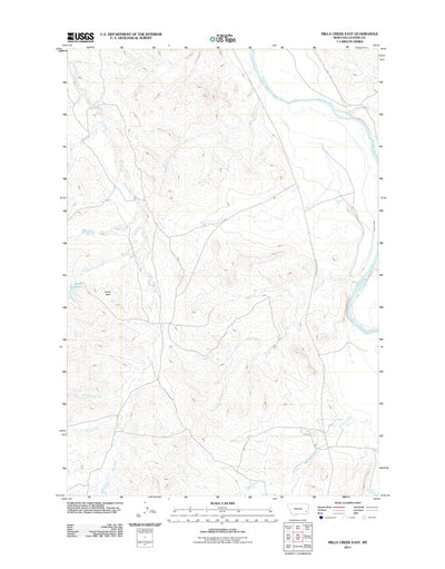 Mills Creek East, MT (2011, 24000-Scale) Preview 1