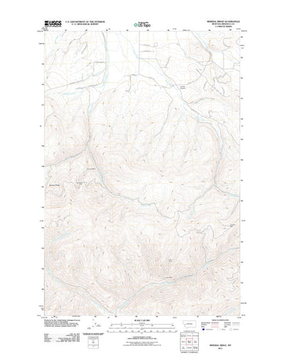 Mineral Ridge, MT (2011, 24000-Scale) Preview 1