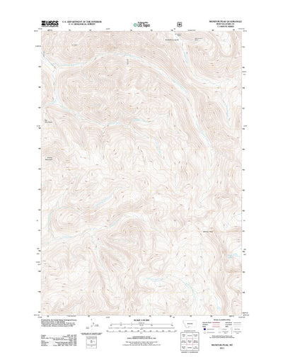 Monitor Peak, MT (2011, 24000-Scale) Preview 1