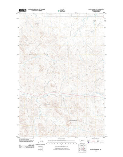 Montague Butte, MT (2011, 24000-Scale) Preview 1