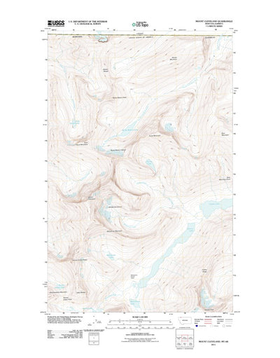 Mount Cleveland, MT (2011, 24000-Scale) Preview 1