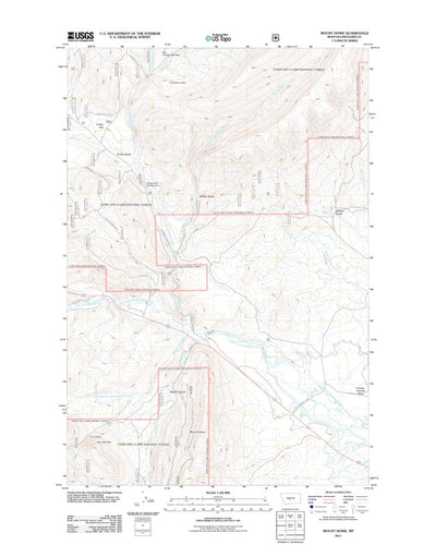 Mount Howe, MT (2011, 24000-Scale) Preview 1