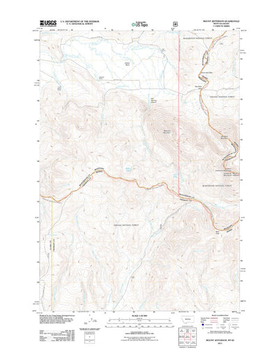 Mount Jefferson, MT-ID (2011, 24000-Scale) Preview 1