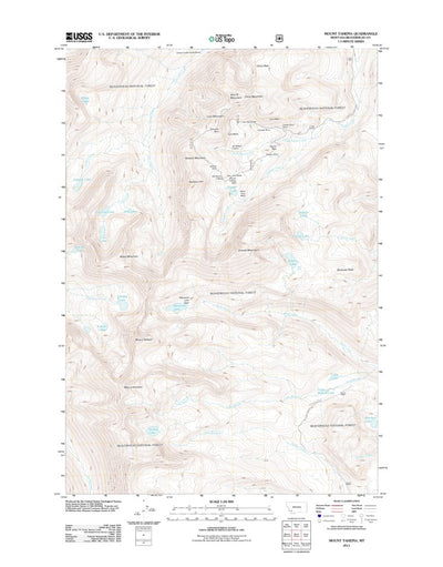 Mount Tahepia, MT (2011, 24000-Scale) Preview 1