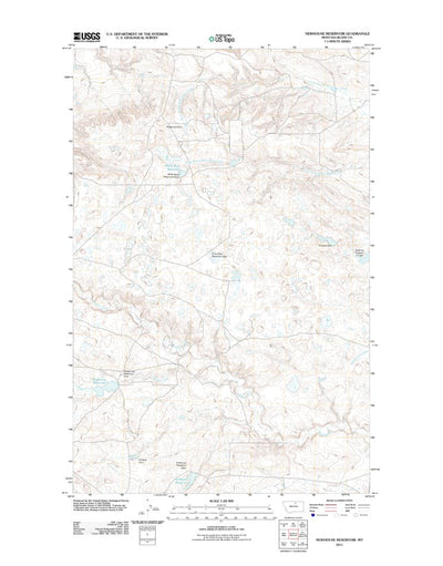 Newhouse Reservoir, MT (2011, 24000-Scale) Preview 1