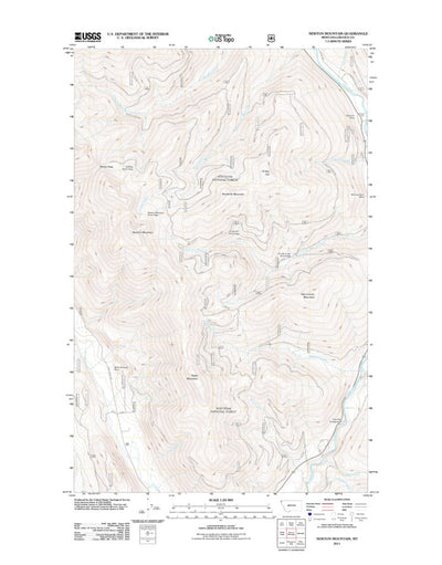 Newton Mountain, MT (2011, 24000-Scale) Preview 1