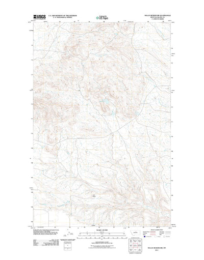 Nolan Reservoir, MT (2011, 24000-Scale) Preview 1
