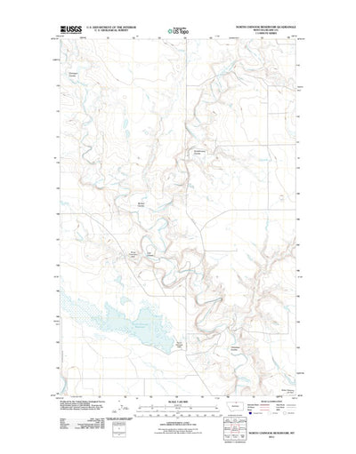 North Chinook Reservoir, MT (2011, 24000-Scale) Preview 1