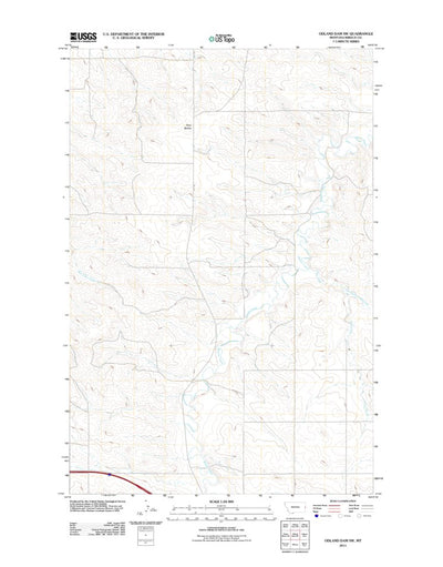 Odland Dam SW, MT (2011, 24000-Scale) Preview 1