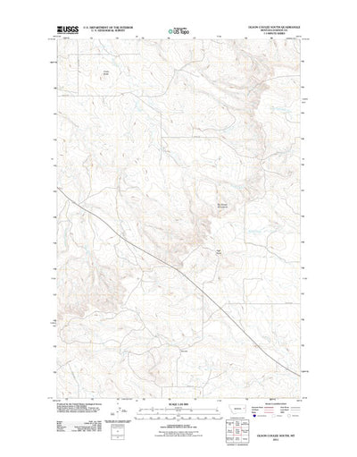 Olson Coulee South, MT (2011, 24000-Scale) Preview 1